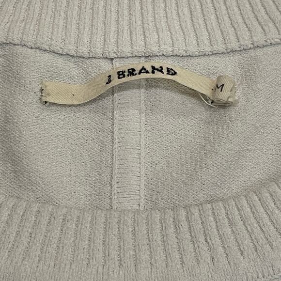 J Brand Knit 2-Pc Set Sweater Top & Skirt | White Stretch Textured Knit M NWOT - Picture 4 of 10